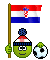 04 Flaggenkunterbunt 010 Smiley – Fussball